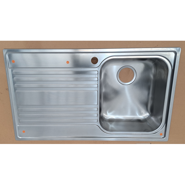 Franke Bell Single Bowl Sink with Right Hand Drainer BCX611RHD