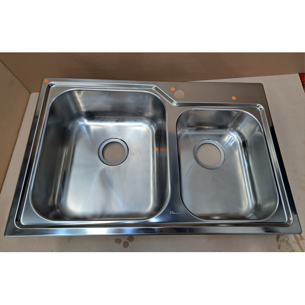 Oliveri Nu-Petite 1 and 3/4 Bowl Topmount Sink NP615