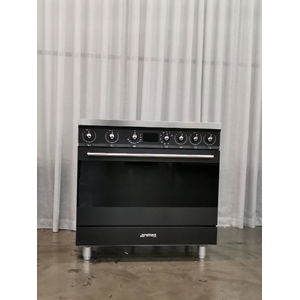 Smeg 90cm Matte Black Induction Freestanding Oven C9IMMB2