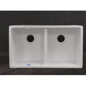 Franke Maris 350mm Double Bowl Topmount Sink with Extension Drainer Polar White MRG620-3535PWFPC