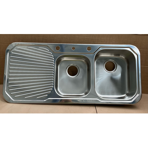 Oliveri Petite 1 & 3/4 Bowl Left Hand Drainer Sink PE3123TH