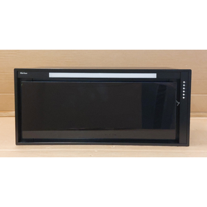 Sirius 85cm Nera+ Extra Deep Glass Undermount Rangehood - Black SL927ELHD85