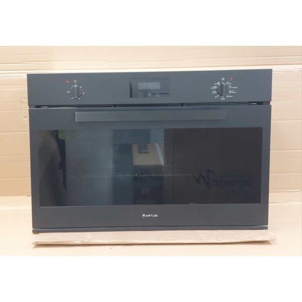 Artusi 90cm Multifunction Electric Built In Oven Matte Black AO9100MB