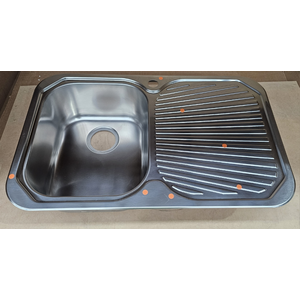 Oliveri Petite Single Bowl Right Hand Drainer Topmount Sink PE321