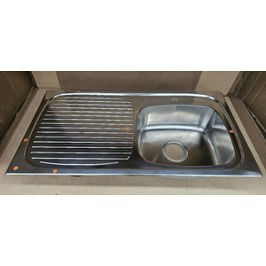 Oliveri Ultraform Single Bowl Left Hand Drainer Topmount Sink UF02