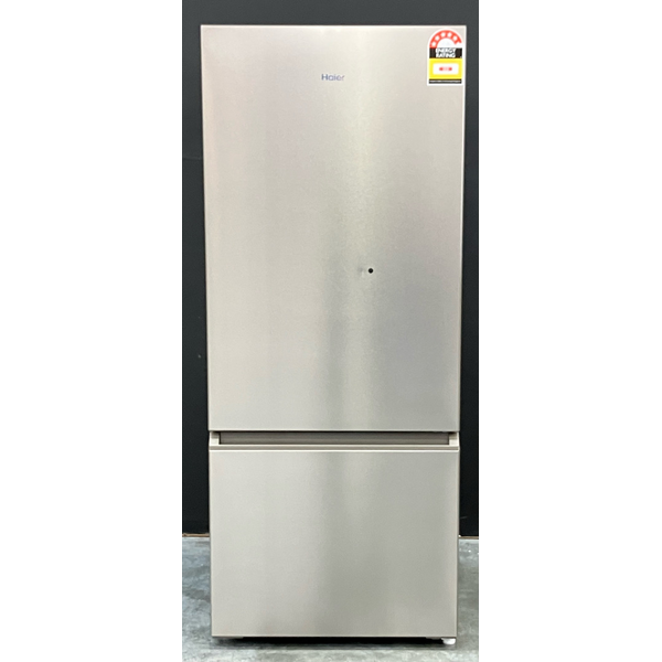Haier 433L Bottom Mount Refrigerator Satina Silver HRF420BS