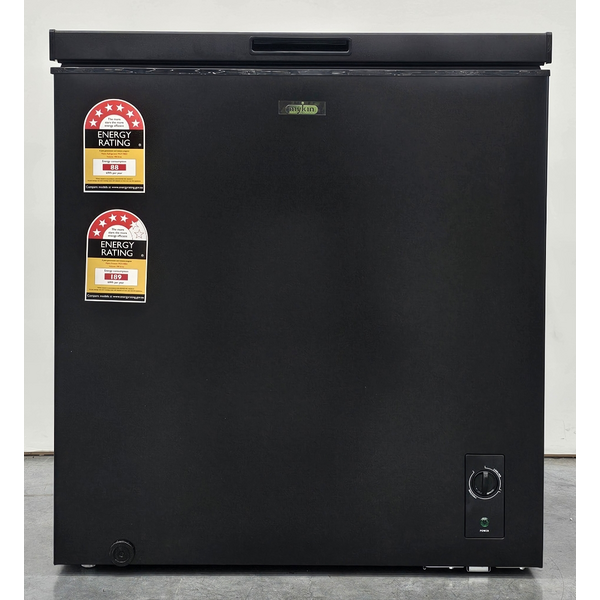 Mykin 198L Hybrid Chest Freezer Black MCF198B2