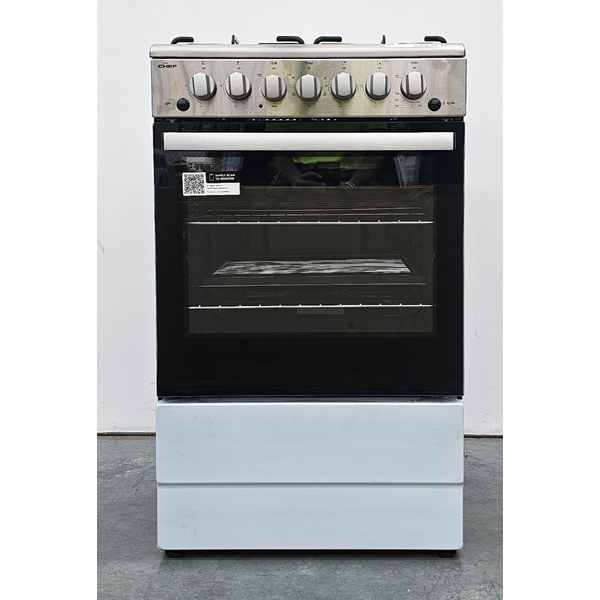 Chef 54cm Conventional Gas Stainless Steel Freestanding Oven CFG504SCH