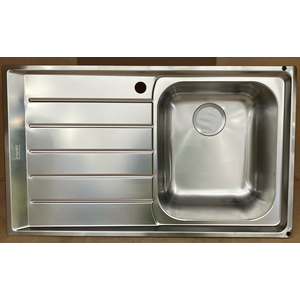 Franke Neptune Single Bowl Sink with Left Hand Drainer NEX611LHD