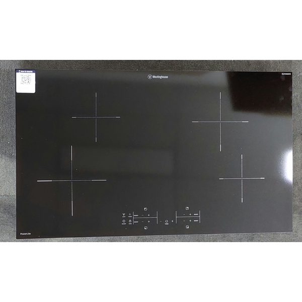 Westinghouse 90cm 4 Zone PowerLite Induction Cooktop WHI942BE