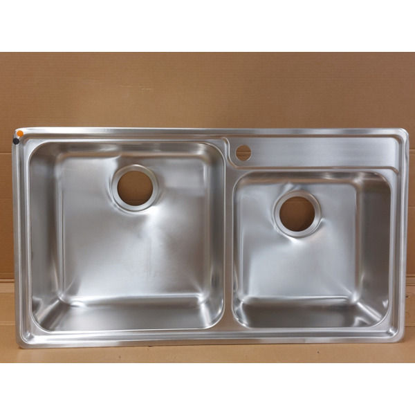 Franke Bell 1.3/4 Bowl Topmount Sink with Extension Drainer BCX6204235FPC