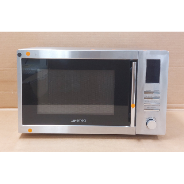 Smeg 34L 1000W Microwave Oven with Grill SA34MX