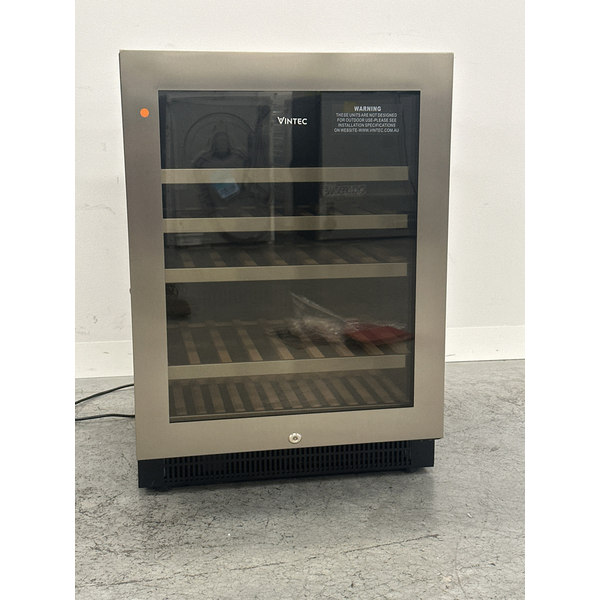 Vintec 50 Bottle Wine Storage Cabinet Stainless Steel VWS050SSB