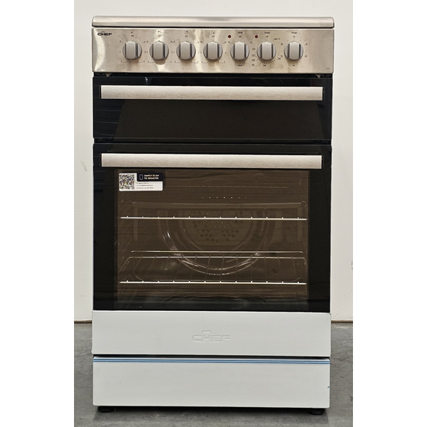 Chef 54cm Electric Fan Forced Freestanding Oven Stainless Steel CFE547SBB