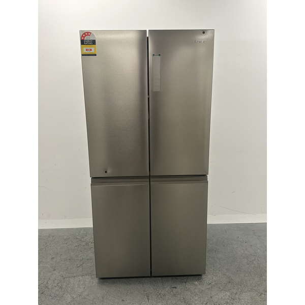 Haier 463L Quad Door Refrigerator Satina Silver HRF530YS