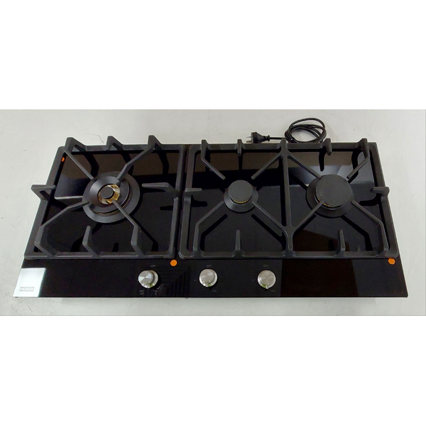Franke 85cm Gas & Induction Cooktop Black Glass FIG903B1N