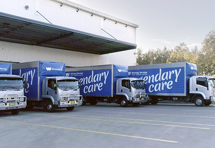Appliances Online Clearance Legendary Care delivery trucks